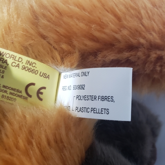 🌞SOLD🌞 Miyoni by Aurora 15-Inch Fox Plush Stuffed Animal 2018 Red White Brown - Picture 11 of 12